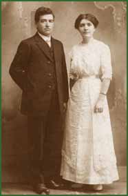 Charles and Sophia Swegle at the time of their marriage.